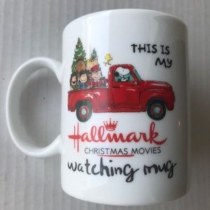 This Is My Hallmark Christmas Movies Watching Mug With The Peanuts Gang